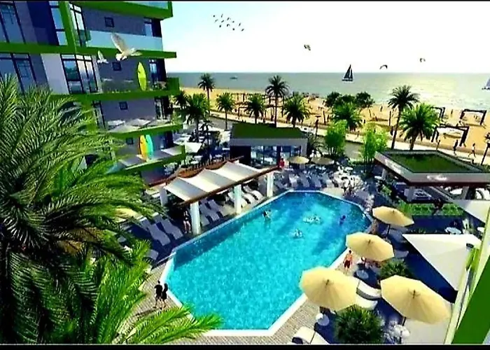Black Sea View & & Pools Mamaia Nord 아파트 *